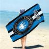 Personalized River Plate Crest Beach Towel Microfiber Beach Towel Thin Absorbent for Beach Swimming Yoga Bath Sports. 0910174
