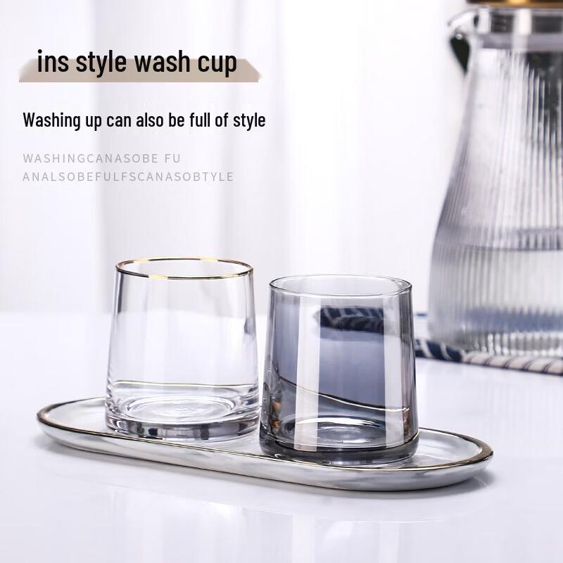 Nordic Style Heat-Resistant Glass Mouthwash Cup