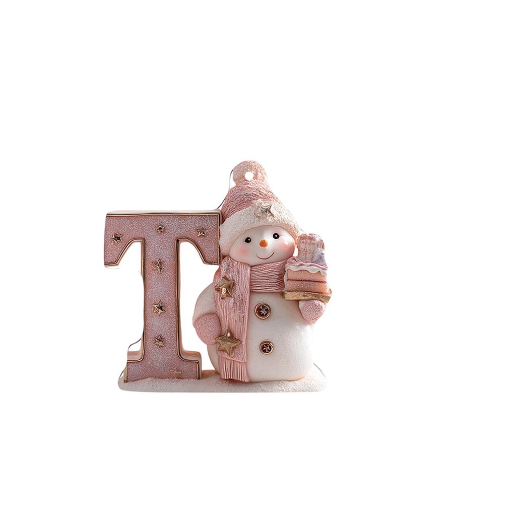 26 English Letters Christmas Decorations 2D Acrylic Decorative Ornaments