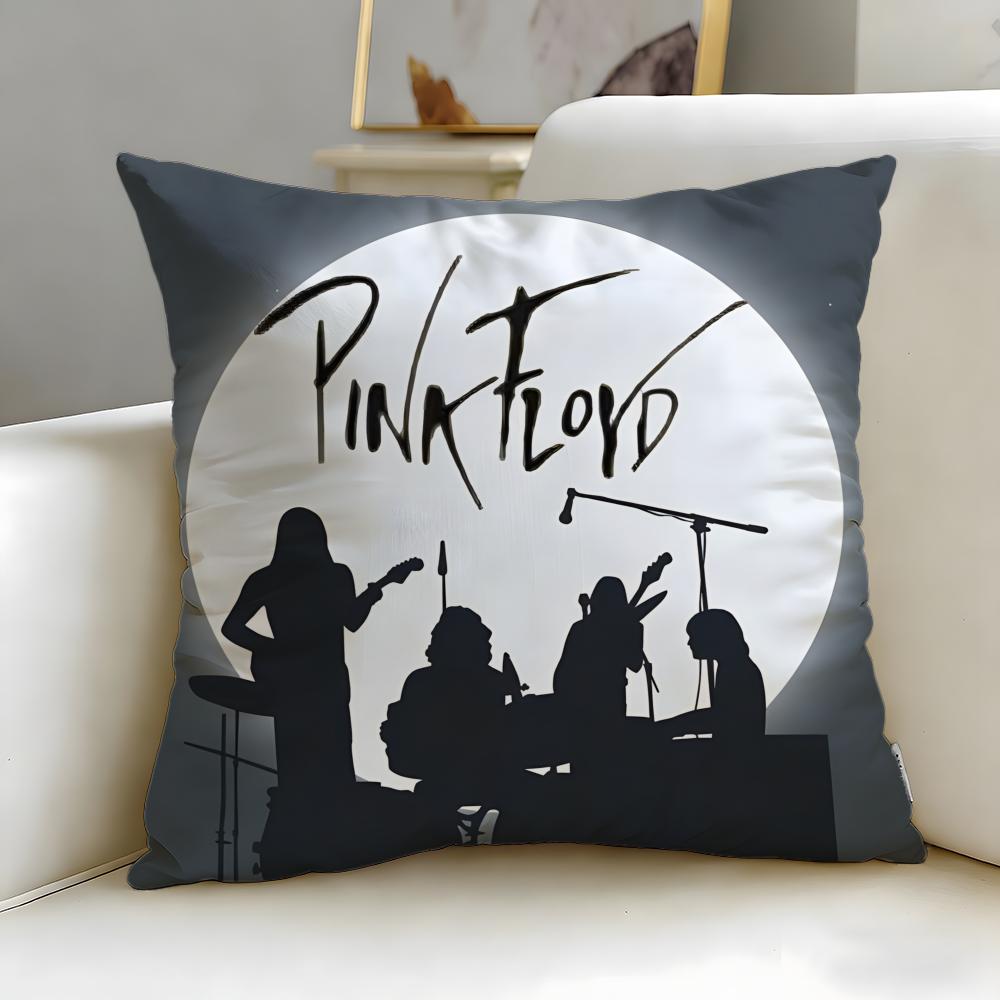 classic band Pink Floyd Cushion Cover Soft  EasyWash Pillow Case  Versatile for Couch Bed Travel and Office