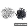 50PCS 453 U-shaped Terminal Tab Cold Inserts Connectors Cold Terminal Small Teeth Fascia Terminal 0.3-1.5mm2 Car Accessories