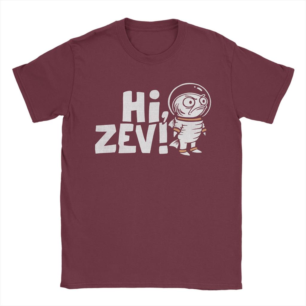 Novelty Dungeon Crawler Carl Hi Zev TShirt Men Crewneck Pure Cotton T Shirt  Short Sleeve Tees Gift Idea Clothing