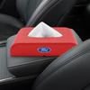 1pcs Car Tissue Box Holder Armrest Box Storage Case For Ford Focus Mk2 Mk3 Fiesta Ranger Mondeo S-MAX Kuga Mustang Auto Goods
