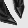 Fashion 2025 Autumn/winter New Women's High-heeled Boots Long Tube Rubber Boots Pointed Toe Long Tube For Women