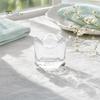 Zachte Licht Kaarshouder Glazen Houder, Onregelmatige Golvende Theelichtje Beker met Kristalhelder Verdikt Glas, Minimalistische Golvende Rand Romantisch Bureau Decor voor