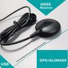 TOPGNSS USB GPS-приемник ГЛОНАСС ГАЛИЛЕО M8030 Двойной GNSS-приемник модуль антенна для ноутбука ПК, GN800G, лучше чем BU-353S4 G-mouse