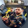 Bruno Fernandes pattern round rug,Carpet Rug for Living Room Bedroom Playroom ,Non-slip Floor Mat,Holiday Gifts and Birthday Gifts.