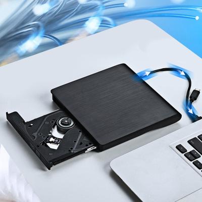 Externes DVD-Laufwerk Geschwindigkeit Lesen Schreiben Tragbar Hoch Ein-Klick-Brennen Wiederbeschreibbar Typ-C USB