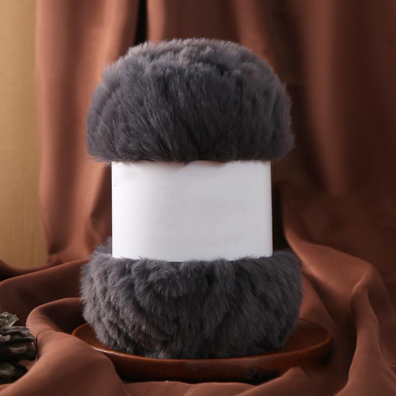 Wool Circle Solid Color Yarn Hand Woven Diy Scarf Hat Sweater Medium Thick Merino Wool Thread Soft And Comfortable Fluffy