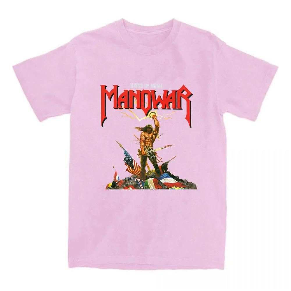 Manowar Hip Hop Band Print Tshirts The Blood Our Enemies Tour 2025 Tees Short Sleeve Women T-shirt Women Clothes Graphic Shirt