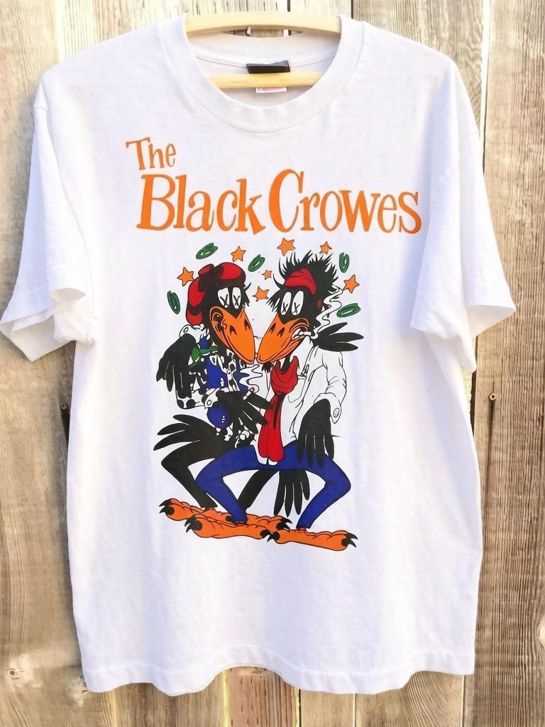 

Rare 90s Black Crow Band Style Retro Khaki Color Tshirt Suitable for Both Unisex and Women Unisexs and Womens Clothing 2XL