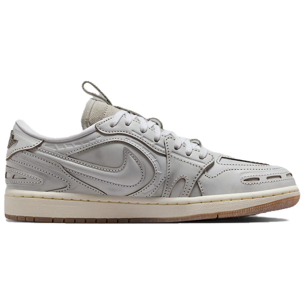 Jordan Air Jordan 1 Low Top Vintage Basketball Shoes Women's Light Gray IM6662-181