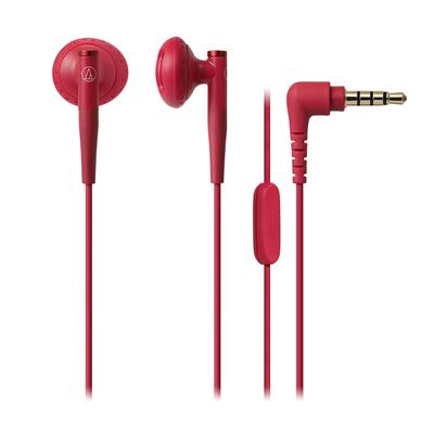 Audio-technica Dynamic Semi-open Earphones for Smartphones (red) Audio-technica ATH-C200IS-RD