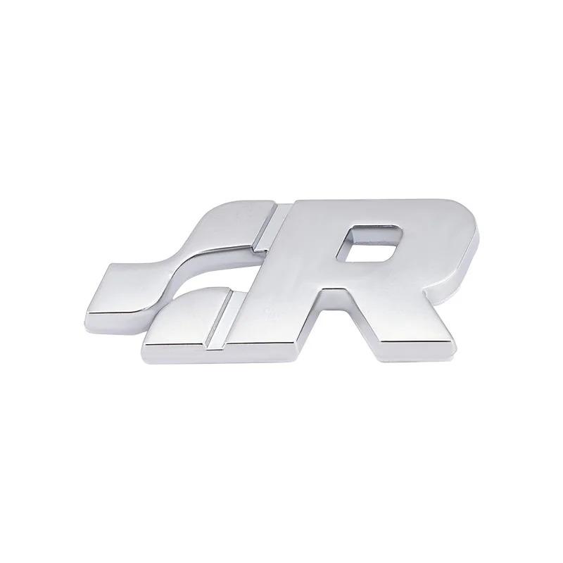 2026 Hot Sticker Car sticker Front Hood Grill SR 32 Emblem Auto Grille Badge for Volkswagen R Racing VW Sagitar Passat Golf Tigu