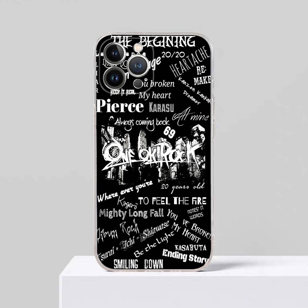 ONE OK ROCK Band Transparent Phone Case For IPhone 17 Air 16 Pro Max 15 14 13 12 11Plus Shockproof Cover