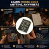 Led Morse Code Trainer Card Pocket-Sized Portable Encryption Practice Device Lightweight Morse Code Practice Trainer