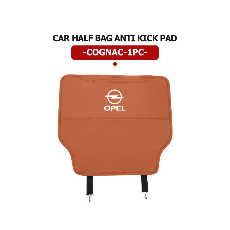 AAAYQ1 Leather Car Seat Back Protector Mat Prevent Dirty Anti Kick Pad For Opel Vectra Zafira Meriva Mokka Grandland Vivaro Antara