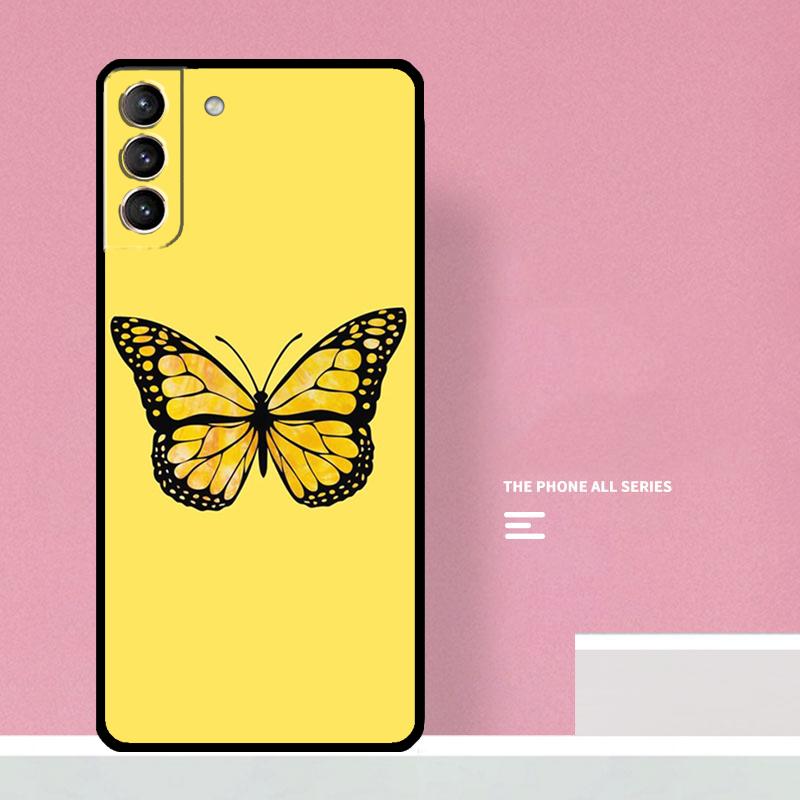 Luxury Butterfly Phone Case For Samsung Galaxy S25 S26 Ultra S20 S21 S22 S23 S24 Plus S10 S25 FE Cover Coque