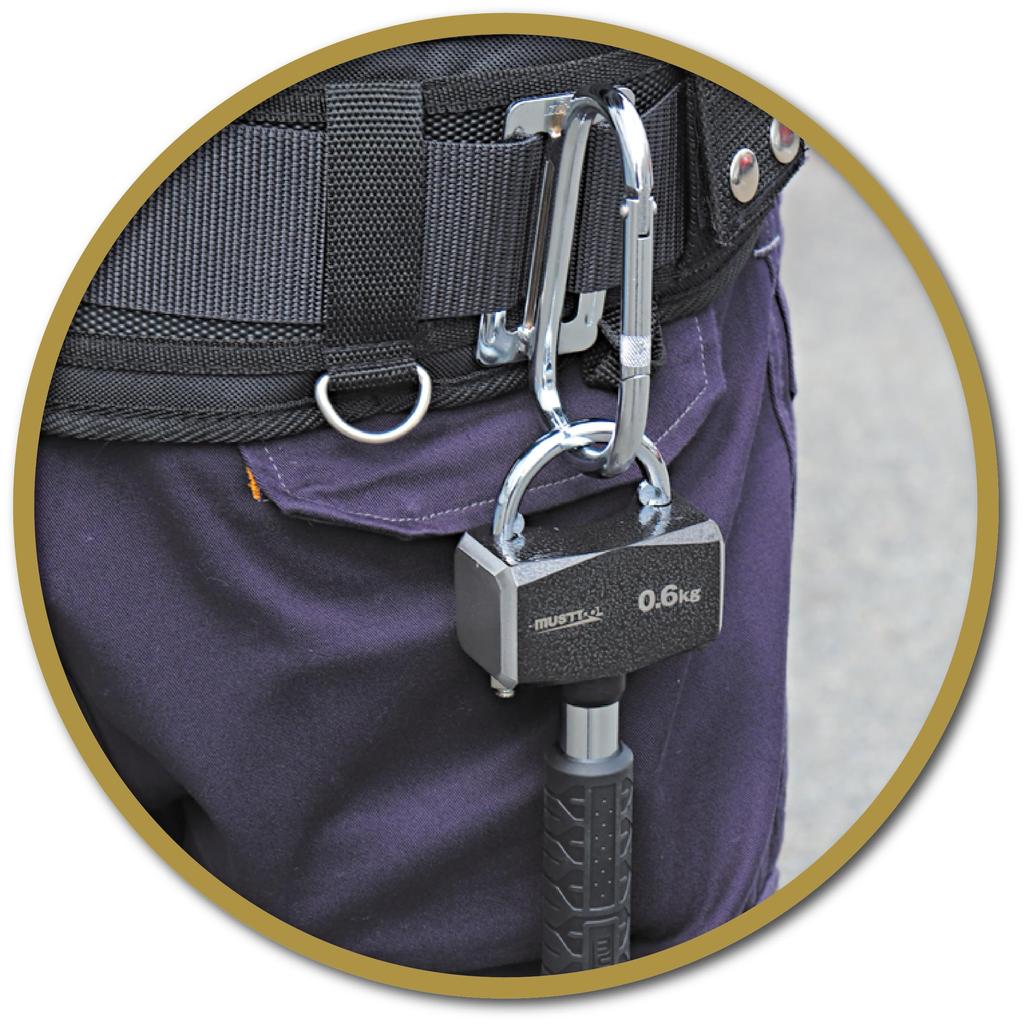 Ichinen Access MUSTTOOL Scaffolding Hammer 2428 AHR-U10 1.0kg