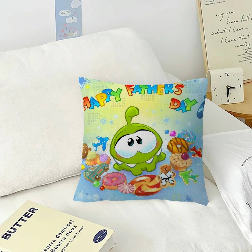 Anime o-o-Om Fun Nom Stories  Pillow Gift Home Office Decoration Bedroom Sofa Car Cushion Cover Case 45x45