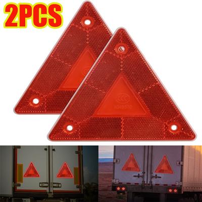 Auto Motorrad Notfall Pannenwarnung Dreieck Tragbar Sicherheitsreflektor Rot Reflektierend Verkehrssicherheit Gefahrenhinweise