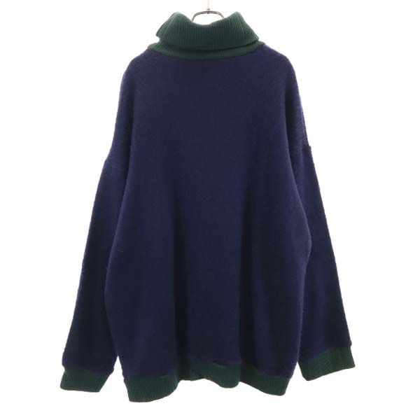 Unused VAST222 18ss Made In Japan Long Sleeve Shaggy Turtleneck Knit Men's Used
