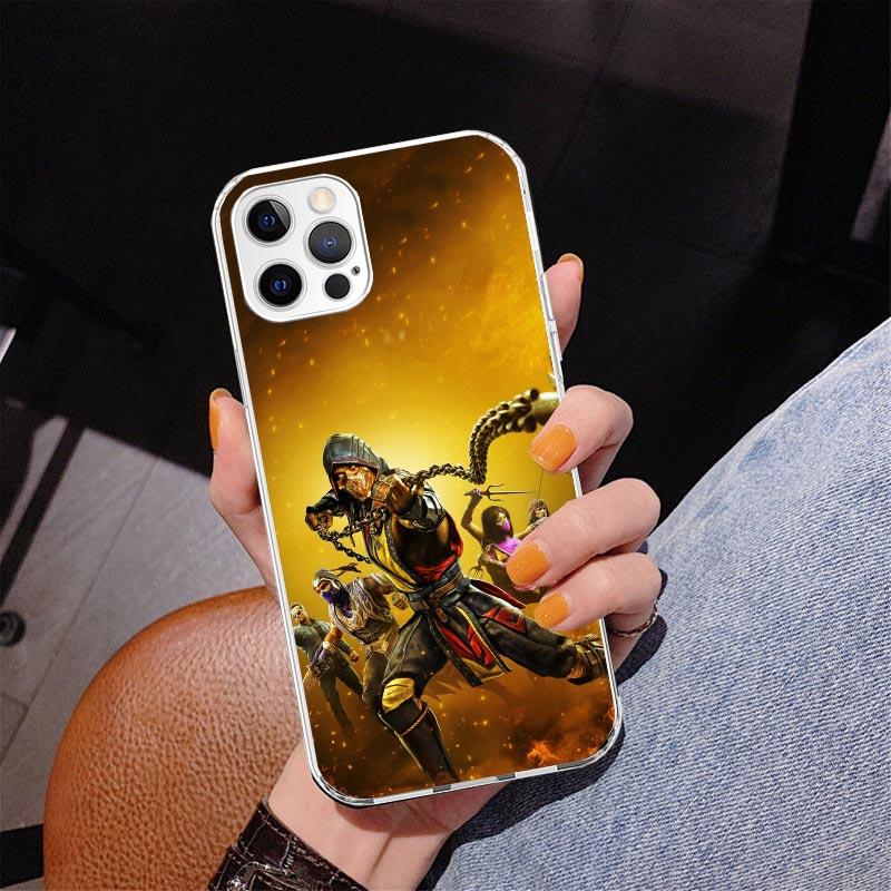 Mortal Kombat Phone Case For iPhone 17 Air 16 Pro Max 16E 15 + 14 Plus 11 12 13 Mini 7 8 SE Gift Print Cover Fundas 17 Air 16 Pr