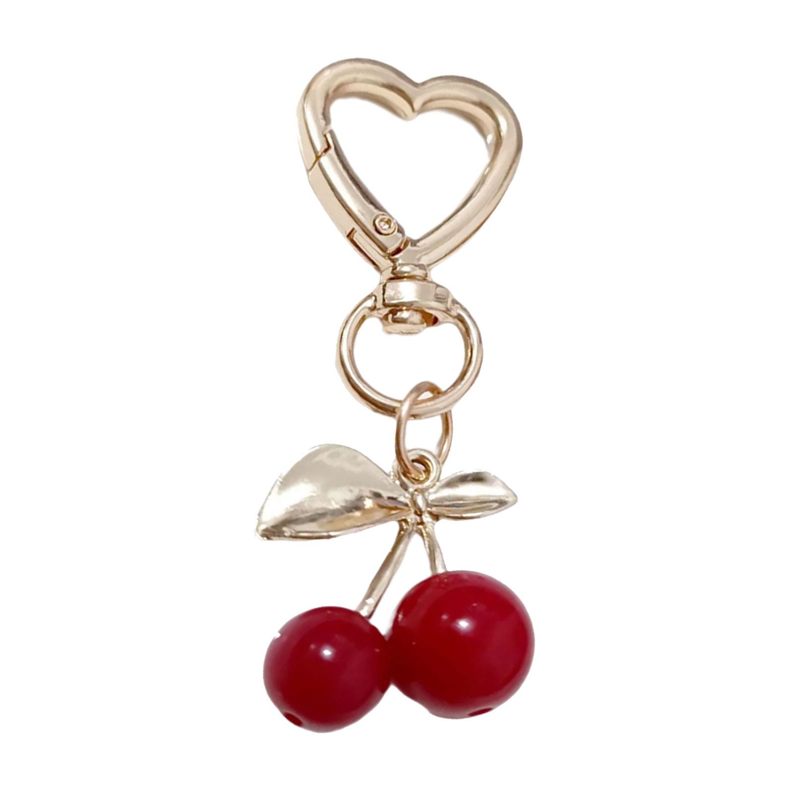 

Подвеска в виде сумки Cherry Bag Charm Смола Вишня Брелок Модный сплав Ювелирные изделия Ключ Аксессуар Подарок для Модных Женщин Девочек T4