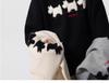 Men's Winter Cartoon Fleece Sweater - Round Neck, Loose Fit, Versatile for Casual Couples