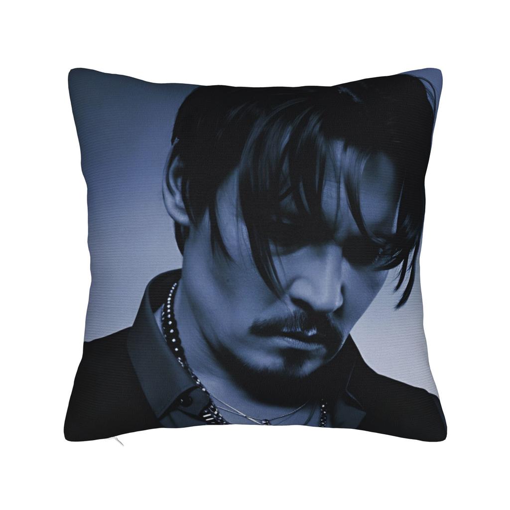 Johnny Depp I Love You Pillowcases Kawaii Pillow Case For Living Room Bed Chair Custom Pillow Cover
