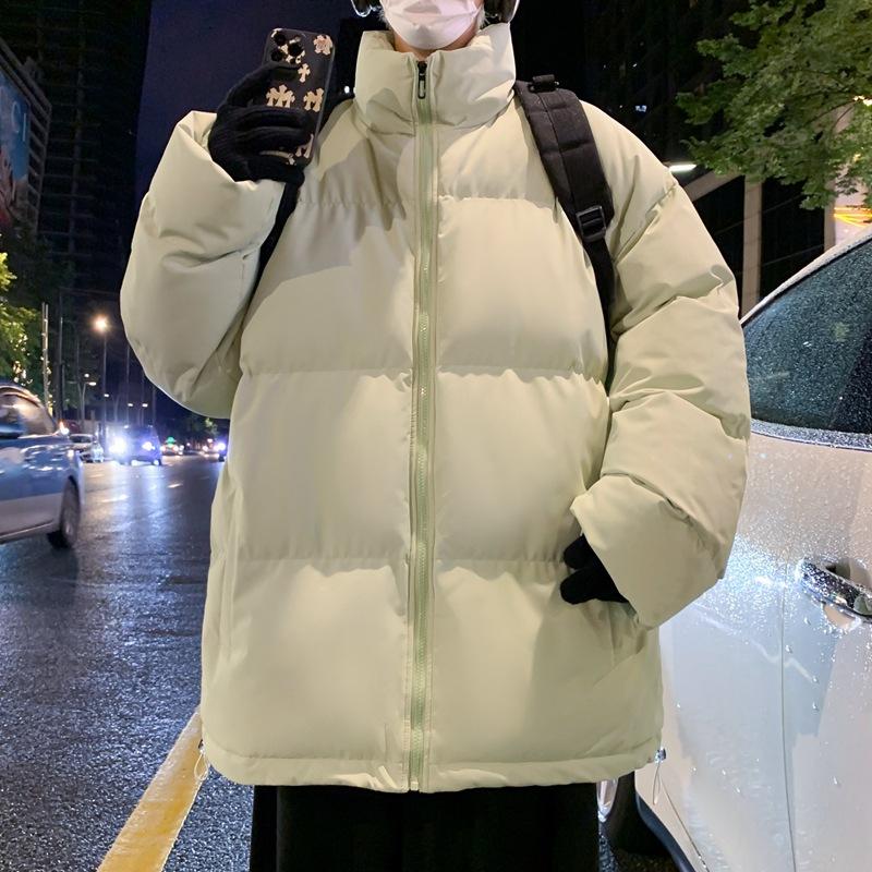 New Autumn and Winter Leisure Sports Versatile Men and Women Couple Cotton Clothes Fake Two Hooded Thickened Warm Cotton Coat