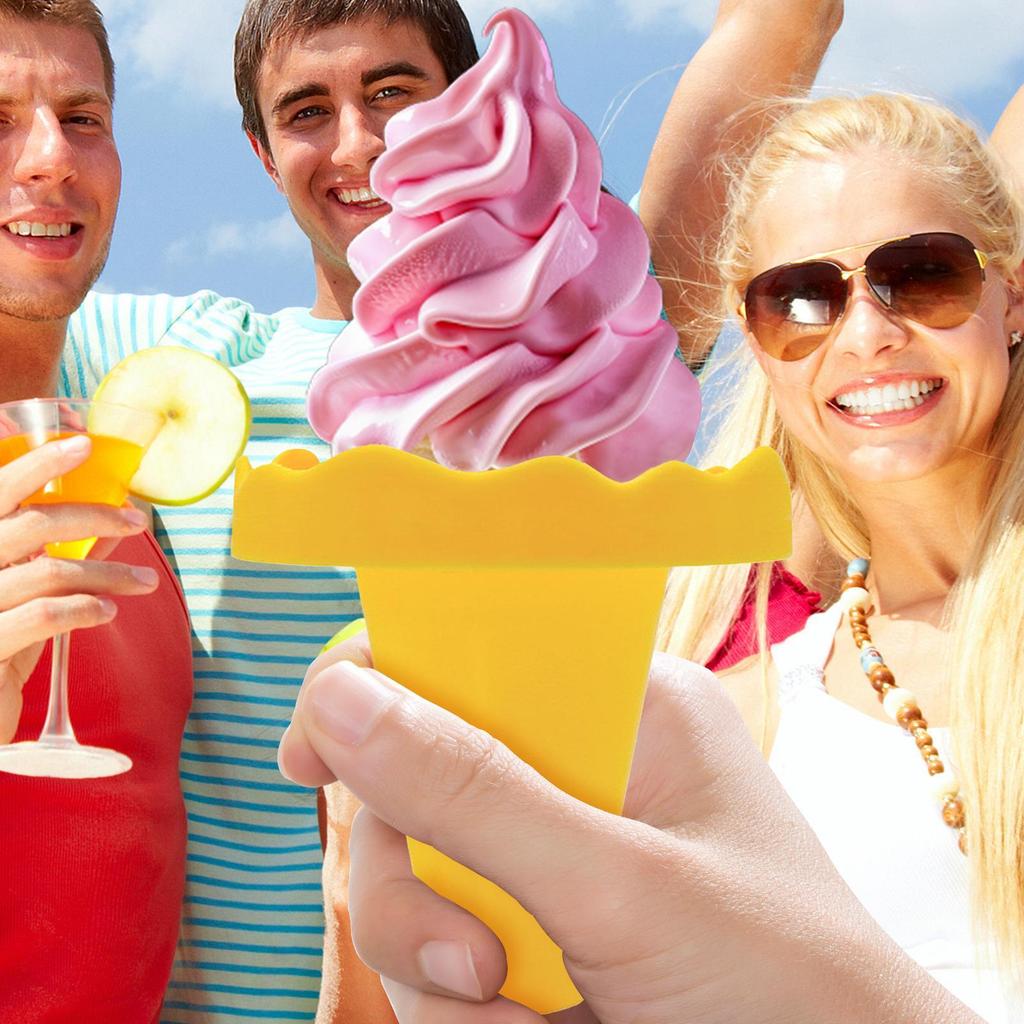 Ledų laikiklis vaikams, nepralaidus lašams, daugkartinio naudojimo, šaldiklio ledų maišeliai, virtuvės aksesuarai vasaros desertams, jogurto užkandžiui, laukui