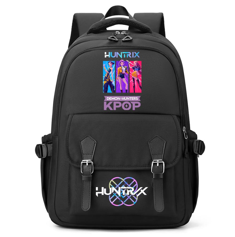 Anime Cute Cartoon Kpop Demon Hunters Printed Large Capacity Backpack for Teenger Student Girl Boy Schoolbag Bookbag Women Waterproof Travel Bag