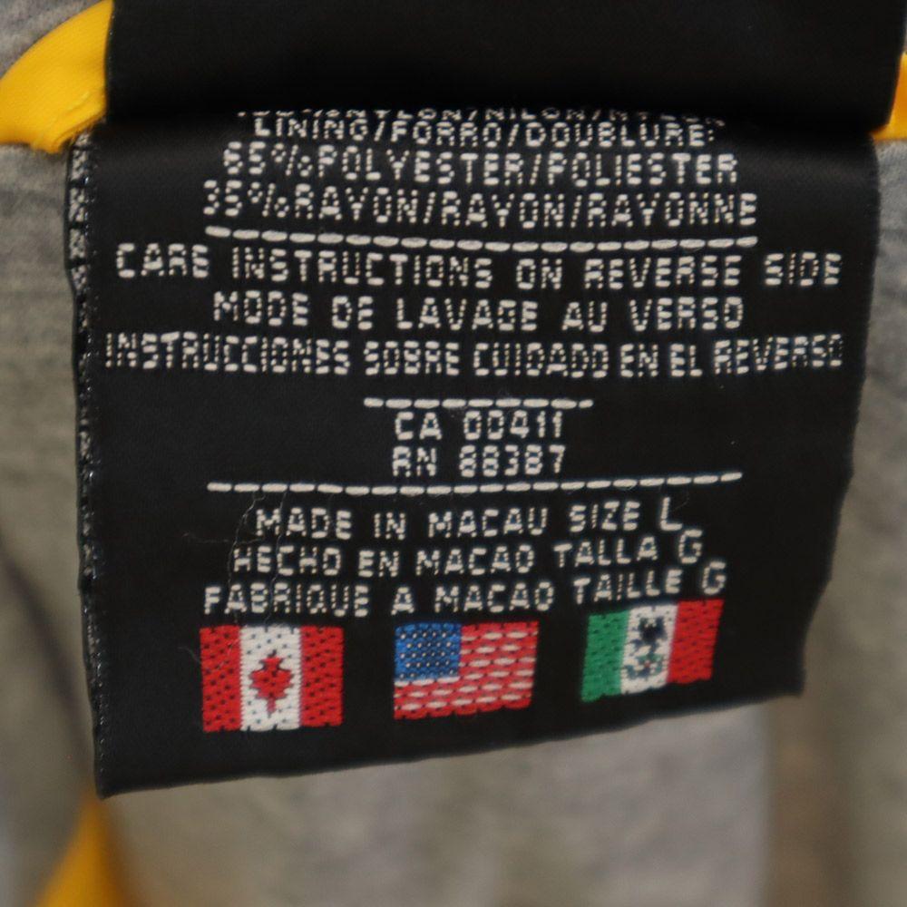 adidas 90s Old Trefoil logo Long sleeve Nylon jacket L Yellow coat Men's Used