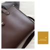 Vintage große Leder-Tragetasche Damen-Handtasche
