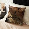 BBrownings Logo Pillow Cushion Cover Pillowcase Living Room Sofa Home Decor Customized