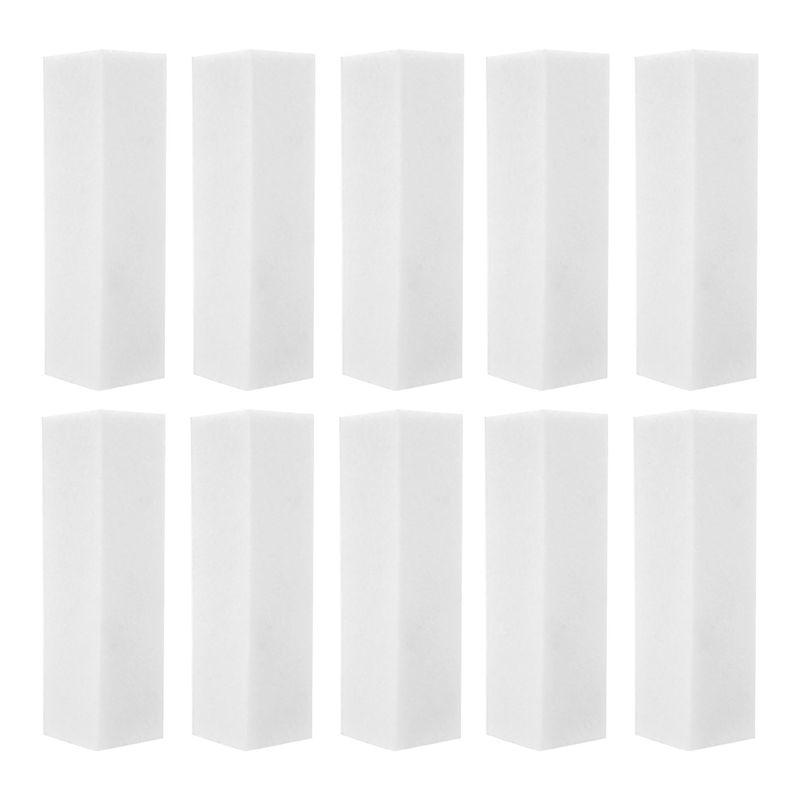 

A84E-10 X White Sanding Blocks For Nail Design Nail Polishing Block Polishing Surfaces Nail File Block Nail Art Manicure Tool белый