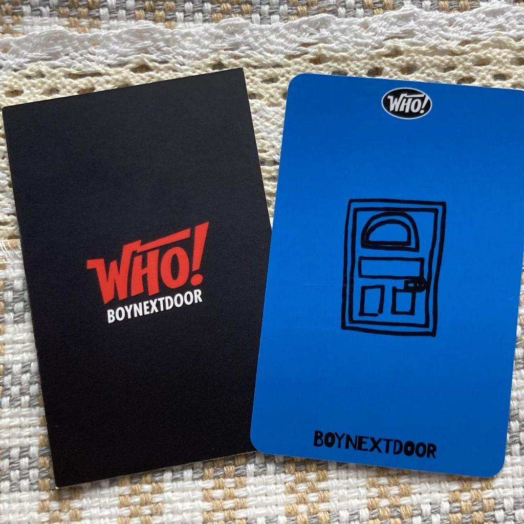 [USED] BOYNEXTDOOR Bonekdo WHO Jaehyun Limited Sanok Trading Cards (2 pieces)