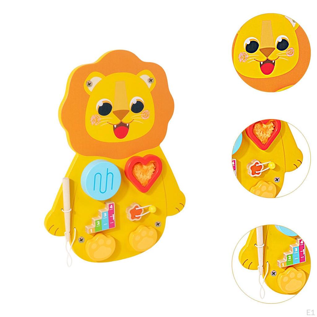 Busy Board Wall Toy Activity Install Girl Decor Gifts for Fine Motor Skills Toddlers Early