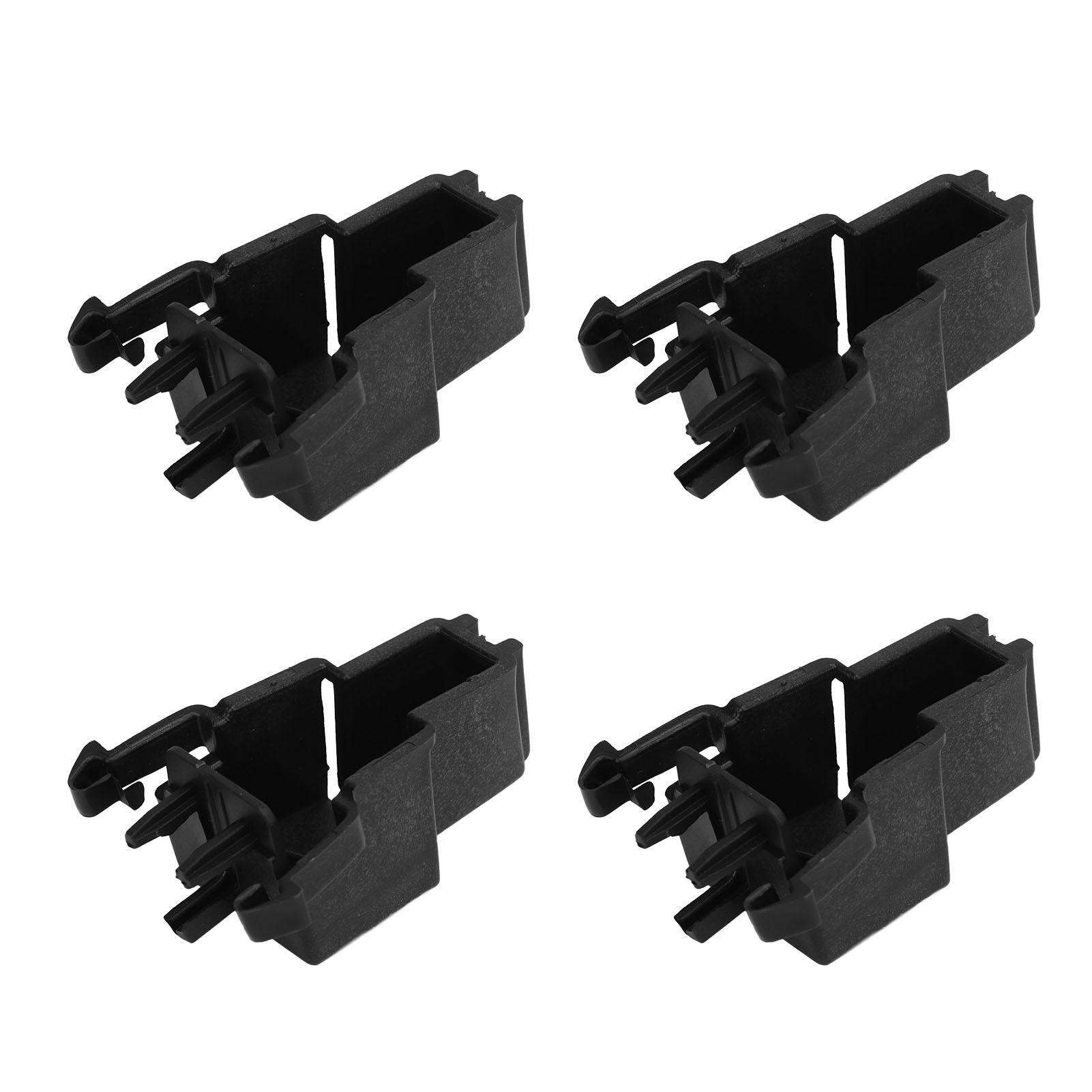 Igeteck Unisex 4Pcs Frunk Clip Reinforcement 1131205 00 C Stylish Space Saving Rugged Cowl Support Bracket Replacement For Tesla Model