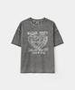 MAISON MINED Doodle Heart Washing Half T Charcoal