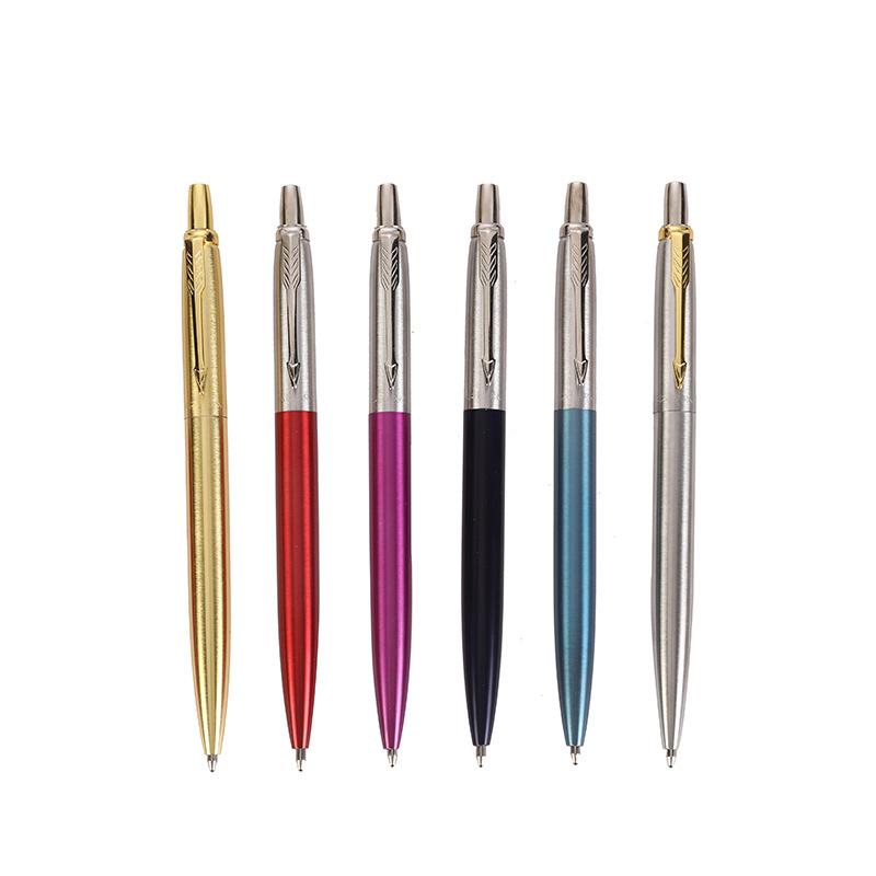 

Ball Point Pen Metal Ballpoint Pen Stainless Steel Color Press Signature Pen
