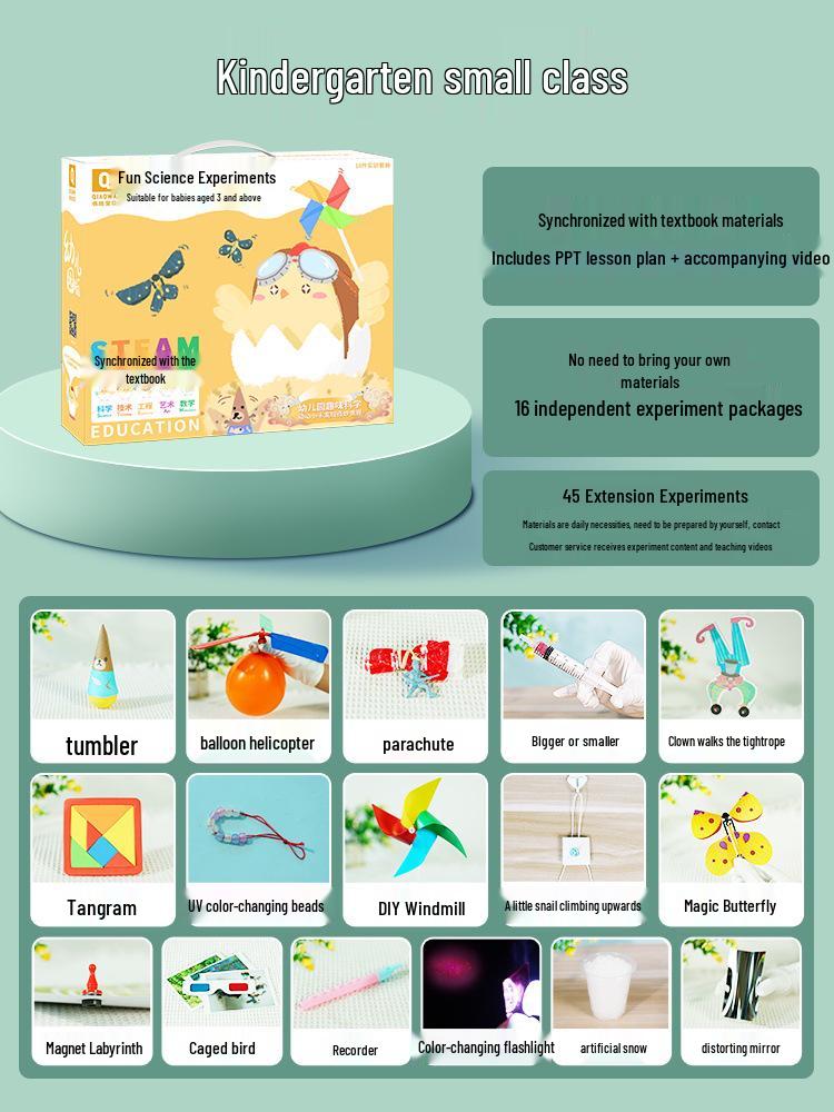 Kids  DIY Science Experiment Kit: Enlightenment Physics & Invention Educational Toy