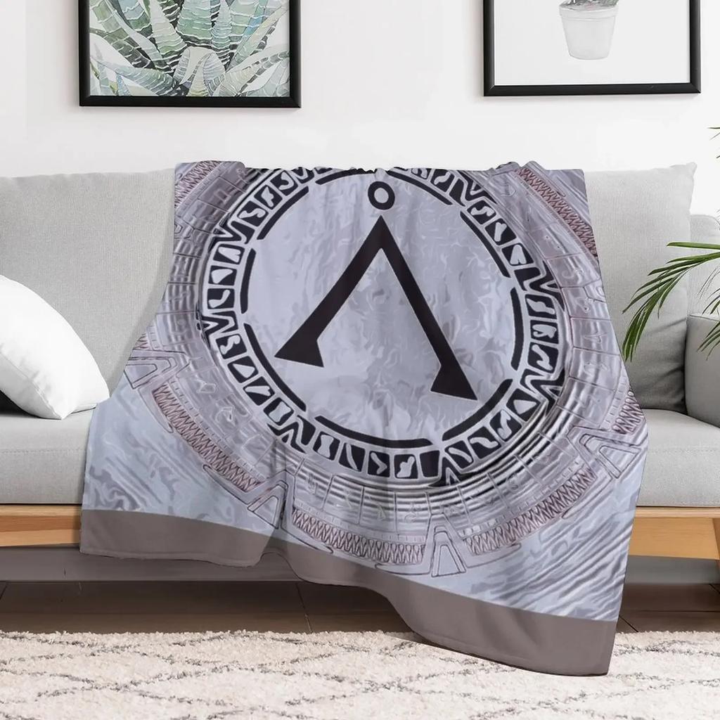 Stargate 3-D Throw Blanket Flannel Fabric Decorative Sofas Blankets