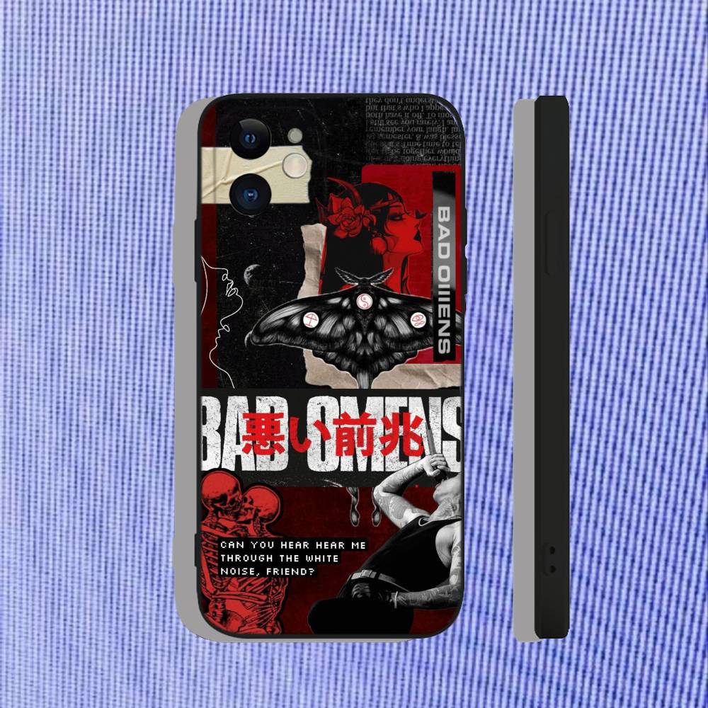 B-Bad O-Omens Specter Phone Case For iPhone 17,16,15,14,13,12,11,Pro,Max,Plus,Air,X,XS,XR,SE,8,7,Mini,Soft Black Funda iPhone15