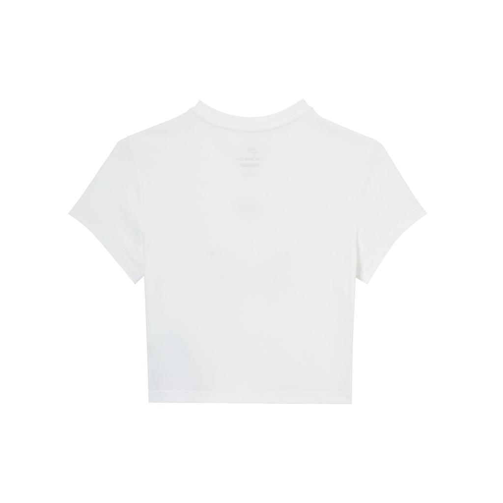 Nike Sports Casual Round Neck Short Sleeve T-Shirt Women Tops White HF9539-101