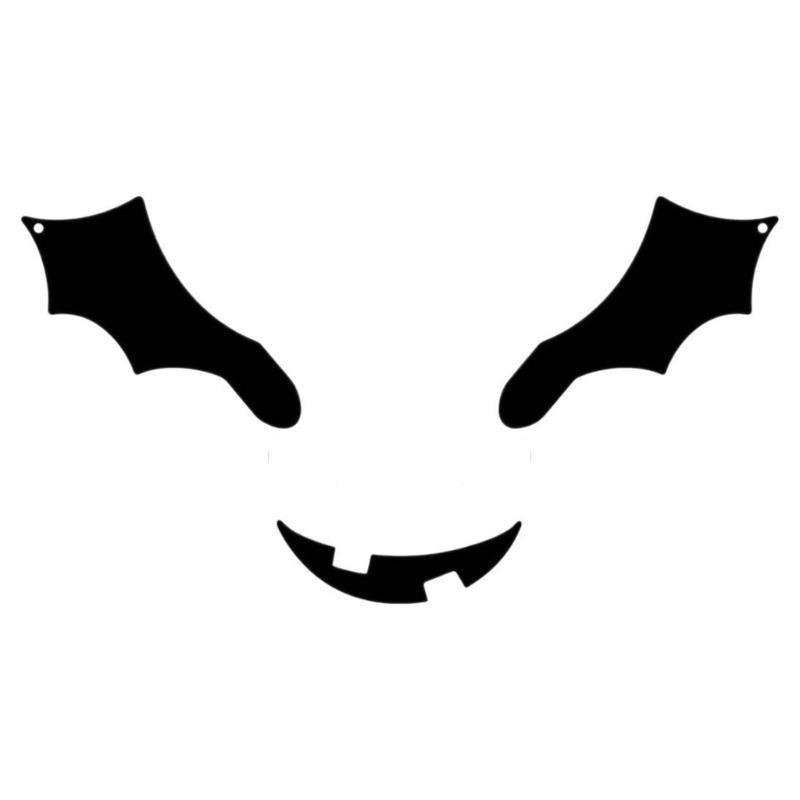 Halloween Pumpkin Decorating Inserts Craft Halloween Game Activities Party Favor Eyes Mouth for Glass Window