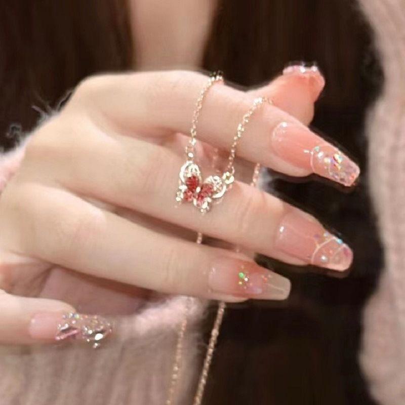Filigree Butterfly Necklace Ins Student Niche Premium Versatile Design Temperament Clavicle Pendant Female