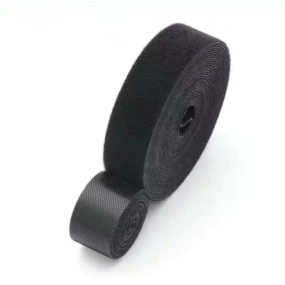 Cable Winder Tapes Storage Management Straps Self Adhesive Fastener Cord Ties Reusable Double Side Hook Loop Wire 1M 3M 5M