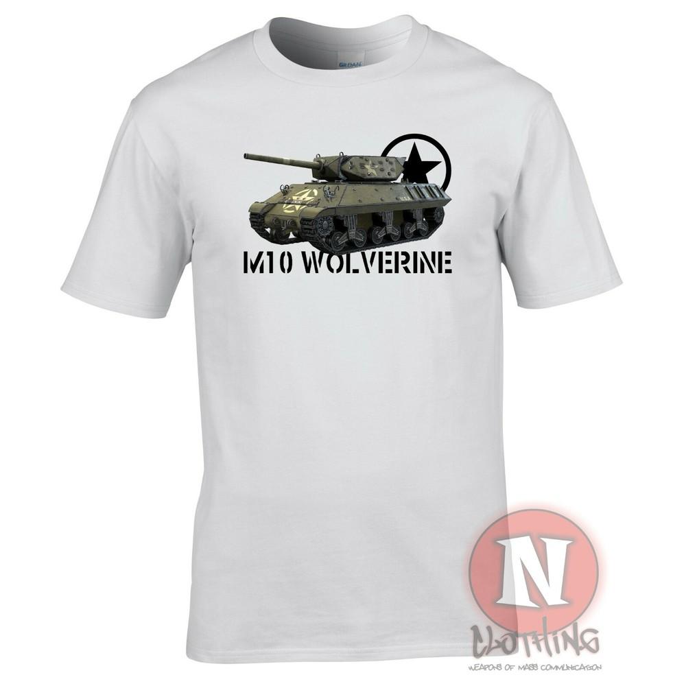 M10 Wolverine Tank Destroyer TShirt Military Ww2 DDay History Us Army Wwii Wot S